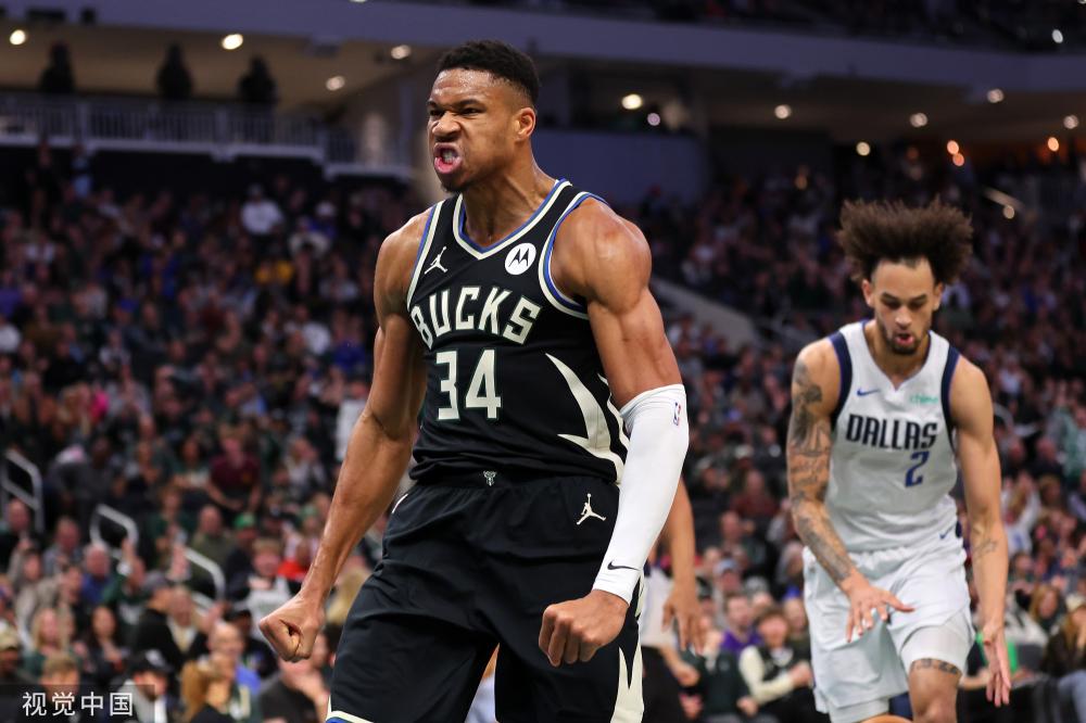 雄鹿力克独行侠，取得五连胜