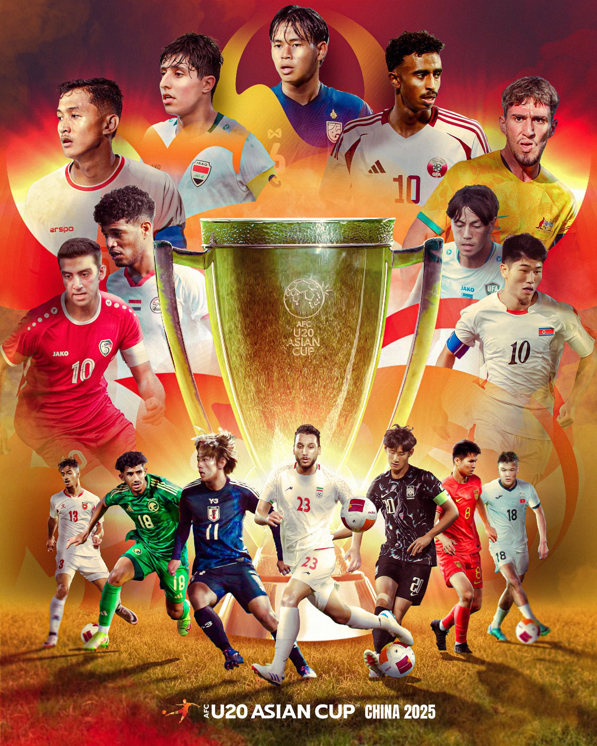 亚足联赛事中球员们拼尽全力