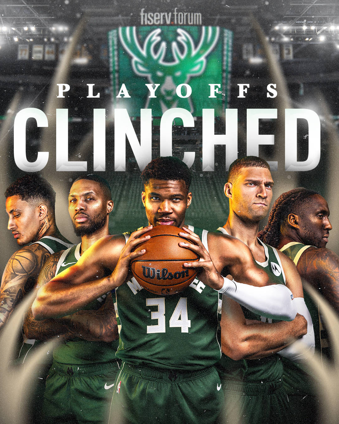 雄鹿客场大胜猛龙，夺得四连胜